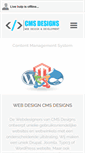 Mobile Screenshot of cmsdesigns.nl